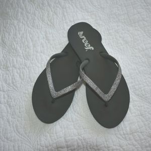 Reef Sparkly flip flops